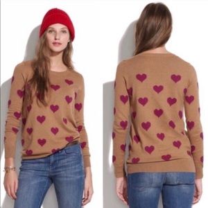 J.Crew heart sweater